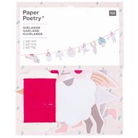 Guirlanda de Natal em Papel - Pastel Christmas