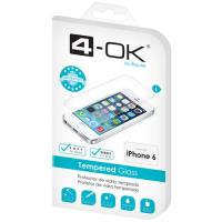 4-OK Película Ecrã Vidro Temperado para iPhone 6