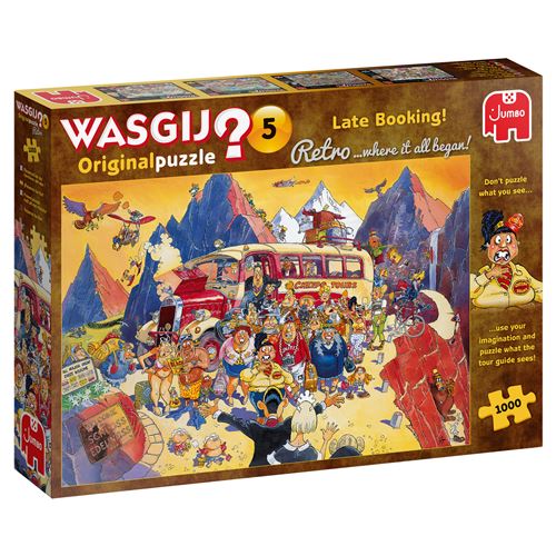 Puzzle Wasgij Retro Original 5 Late Booking 1000 Peças