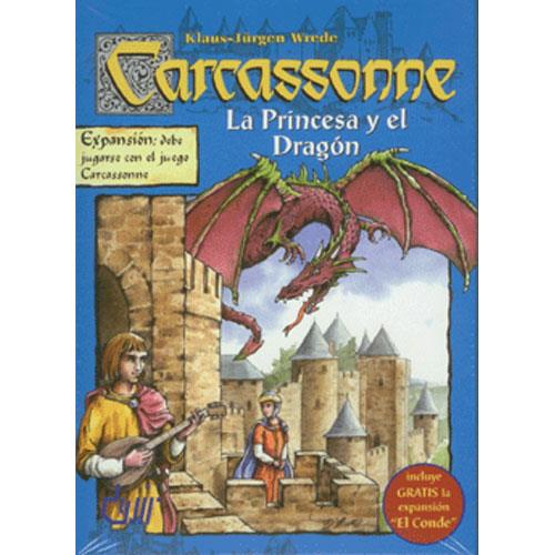 Carcassonne A Princesa e o Dragão Expansão Jogo de Tabuleiro