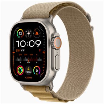 Apple Watch Ultra 2 GPS 49mm - Cellular - Titânio Natural | Bracelete Loop Alpine Bronze - M - 1