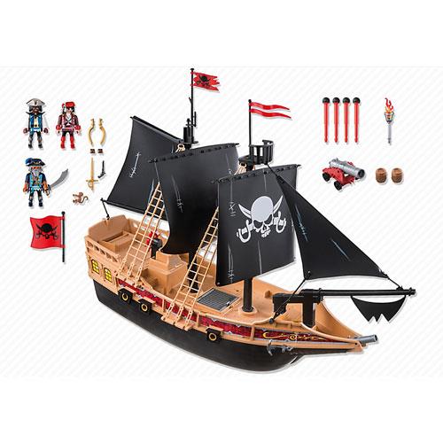 Playmobil Pirates 6678 Barco de Ataque dos Piratas