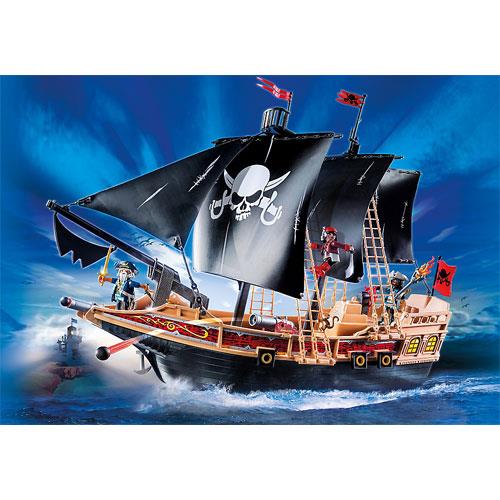 Playmobil Pirates 6678 Barco de Ataque dos Piratas