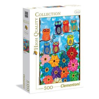 Puzzle Cute Little Owls (500 peças)