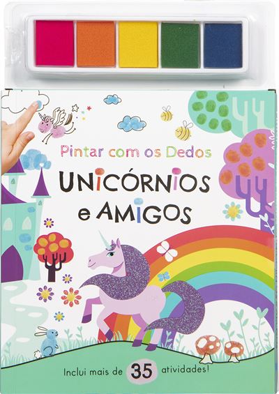 Pintar com os dedos - Fadas e Unicórnios - Livro de AAVV – Grupo Presença