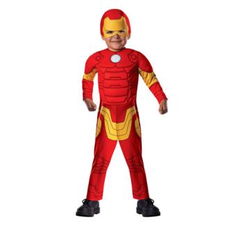 Disfarce Iron Man - Tamanho T 1 a 2 Anos