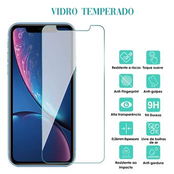 Película Ecrã Vidro Temperado 4-OK para iPhone 11 - Protetor de Ecrã para  Telemóvel - Compra na