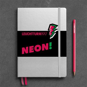 Caderno Pontilhado Leuchtturm A5 - Rosa Neon