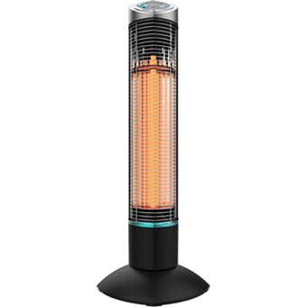 Aquecedor de Exteriores Cecotec ReadyWarm 1000 Power Tower 1000W - Preto - 1
