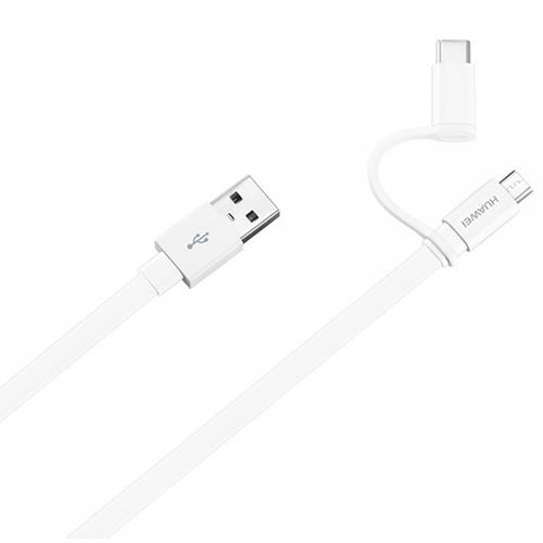 Cabo USB para Micro USB e USB C  1,5 m - Branco
