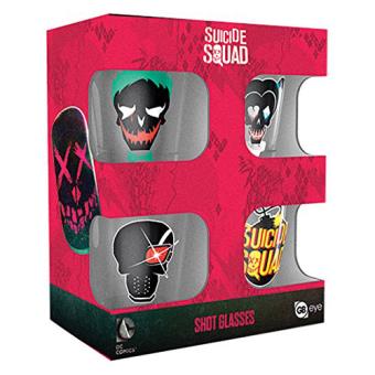 Suicide Squad - Copo de Shot X4