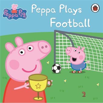 Peppa pig plays football