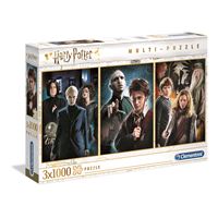 Puzzle Harry Potter 3 x 1000 Peças - Clementoni