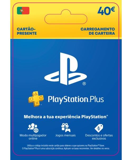 Playstation Plus CARD 365 Days PSN PORTUGAL - Loja Silvermoz