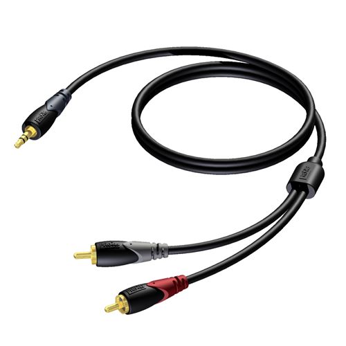 Cabo 2XRCA/Minijack ST CLA711/1,5m Procab