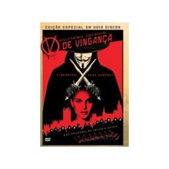 Dvd . V de Vingança . Natalie Portman . Hugo Weaving . Warner Bros .  Original em Bom Estado, Filme e Série Warner Bros Usado 75540631