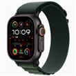 Apple Watch Ultra 2 GPS 49mm - Cellular - Titânio Preto | Bracelete Loop Alpine Verde Escuro - S