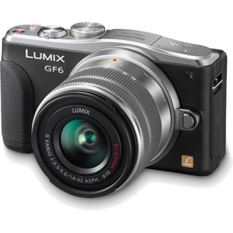 Panasonic Lumix DMC-GF6KEC + G VARIO 14-42mm f/3.5-5.6 Mega O.I.S (Prateada)