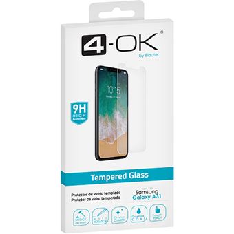 Película Ecrã Vidro Temperado 4-OK para Galaxy A31 - Protetor de Ecrã para  Telemóvel - Compra na Fnac.pt