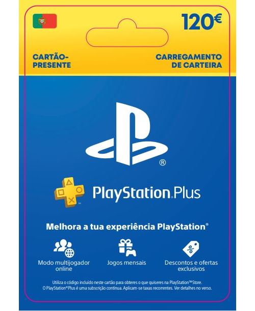 PSN Playstation Network Plus Card 120€ - Cartão Digital - Serviço  Informática - Compra na