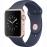 Apple Watch Series 1 42mm Rosa Dourado | Bracelete Desportiva Azul Meia Noite_0