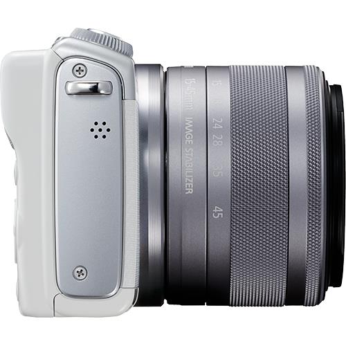 Máquina Fotográfica Mirrorless Canon EOS M100 - Branco + EF-M 15