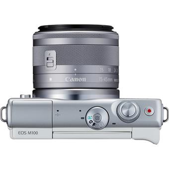Máquina Fotográfica Mirrorless Canon EOS M100 - Branco + EF-M 15