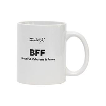 Caneca de Cerâmica Mr. Wonderful BFF - Beautiful - Fabulous & Funny ...