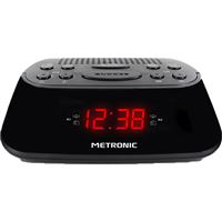 Rádio Despertador Metronic Duplo Alarme