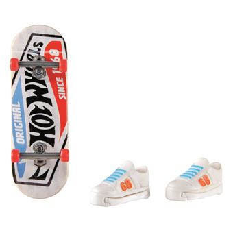 Hot Wheels Veículo Brinquedo Skateboard Skate Dedo com Tênis