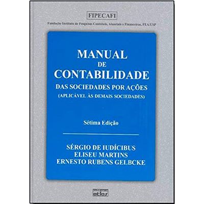 Manual de Contabilidade das Sociedades por Ações - FIPECAFI