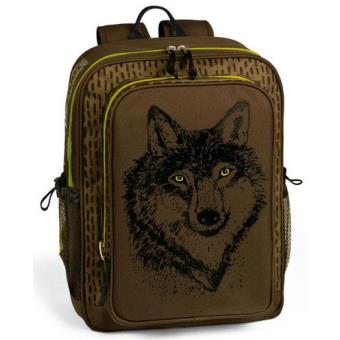Chaqlin Wolf - Mochila Escolar Para Niños, Diseño De Animales