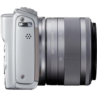 Máquina Fotográfica Mirrorless Canon EOS M100 - Cinzento + EF-M 15