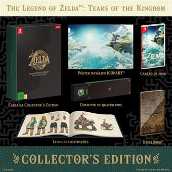 Console Nintendo Switch Oled - Edição Especial The Legend Of Zelda: Tears  Of The Kingdom