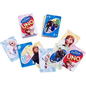 Mattel UNO: Frozen Family Engraçado Entretenimento Tabuleiro Diversão Poker  Cartas De Jogar Caixa De Presente Jogo De Cartas Uno - AliExpress