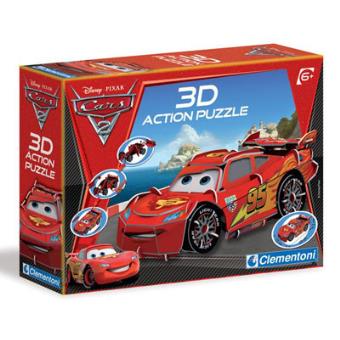 3D Action Puzzle - Faísca McQueen - 1