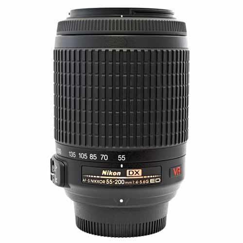 Objetiva Nikon AF-S DX VR Zoom-Nikkor 55-200mm F4-5.6G IF-ED