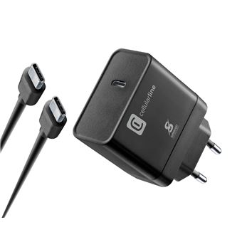 Carregador Cellularline Dual Super Fast Charger USB-C 45W 1m - 1