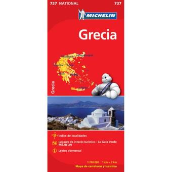 Mapa Michelin Nacional 737 -Grécia