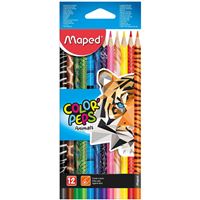 Lápis de Cor Maped Color'Peps Animals - 12 Unidades