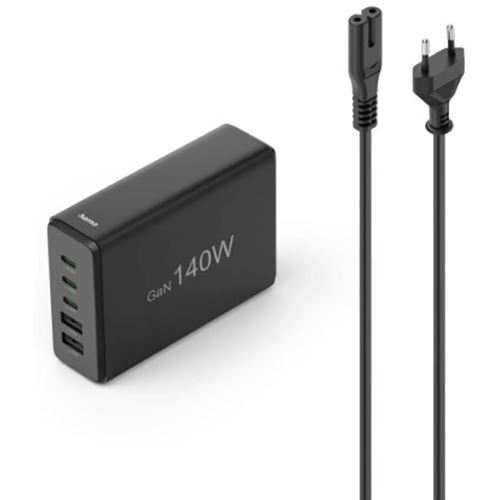 Carregador Hama Hama Charging Station 140W - Preto