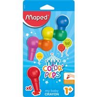 Lápis de Cera Maped Color'Peps My Baby - 6 Unidades
