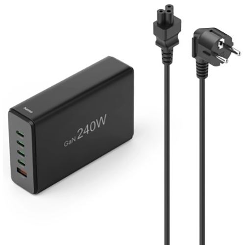 Carregador Hama Hama Charging Station 240W – Preto