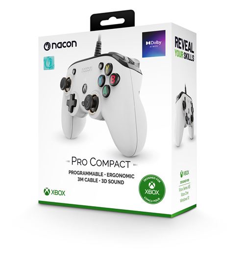 Comando Pro Compact Xbox Series X Branco 