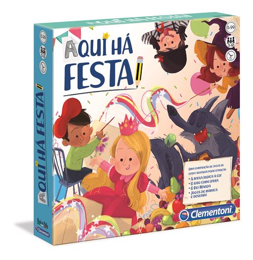 Aqui Há Festa! - Clementoni - Jogos de Descoberta - Compra na