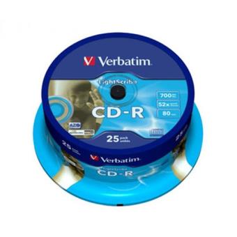 Verbatim CD-R 700MB 52x Cake 25uni LightScribe