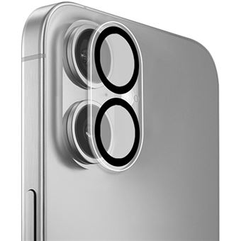 Película Protetora de Câmara em Vidro Temperado Puro para iPhone 17 - Moldura Preta - 1