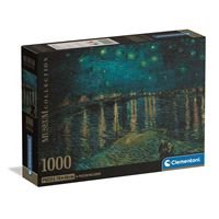 Clementoni Puzzle 1000 Piezas – Lighthouse In The Storm, Edición Compact Box, Medidas 70x50 Cm, Hecho En Italia