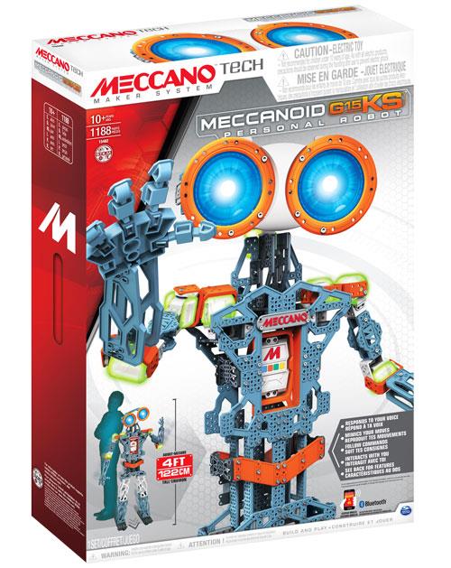 MECCANO 6028424 – Meccanoid 2.0 Tech, Robot Programmable Et Interactif Pour Enfants Dès 10 Ans