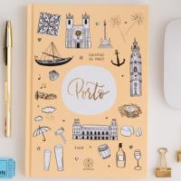 Caderno Liso Lovely Streets - Porto A5